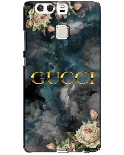 Чехол для Huawei P9 с картинкой «Абстрактные цветы Gucci»