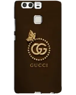 Чехол для Huawei P9 с картинкой «Gucci — золотая бабочка»