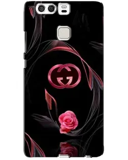 Чехол для Huawei P9 с картинкой «Gucci — неоновая роза»