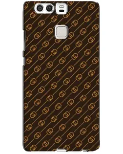 Чехол для Huawei P9 с картинкой «Gucci — золотые диагонали»