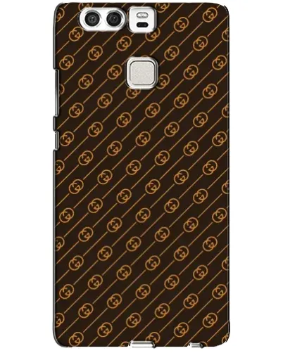 Чехол для Huawei P9 с картинкой «Gucci — золотые диагонали»