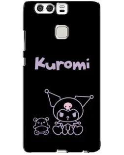 Чохол для Huawei P9 з картинкою «Kuromi — чорний мінімалізм»