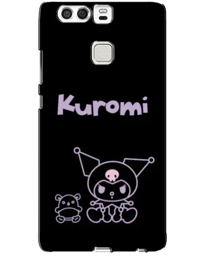 Чохол для Huawei P9 з картинкою «Kuromi — чорний мінімалізм»