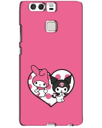 Чохол для Huawei P9 з картинкою «Kuromi та My Melody»