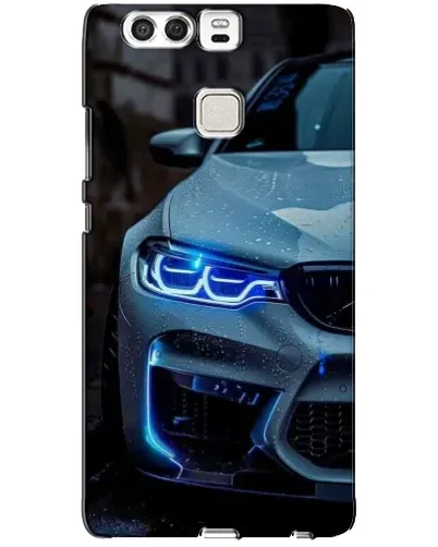 Чехол для Huawei P9 с картинкой «Взгляд BMW с синими фарами» Чехол для Huawei P9 с картинкой «Взгляд BMW с синими фарами»