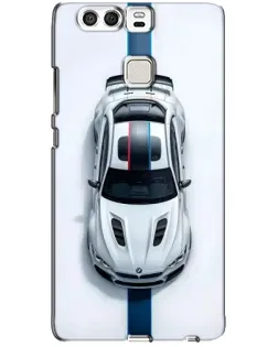 Чехол для Huawei P9 с картинкой «Вид сверху — BMW M»