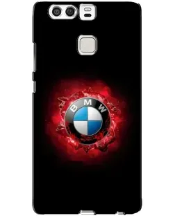 Чехол для Huawei P9 с картинкой «Логотип BMW — вспышка»