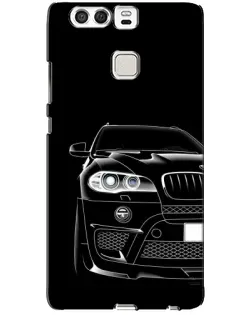 Чехол для Huawei P9 с картинкой «Темный силуэт BMW»