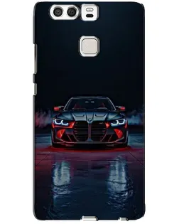 Чехол для Huawei P9 с картинкой «BMW на мокрой дороге»