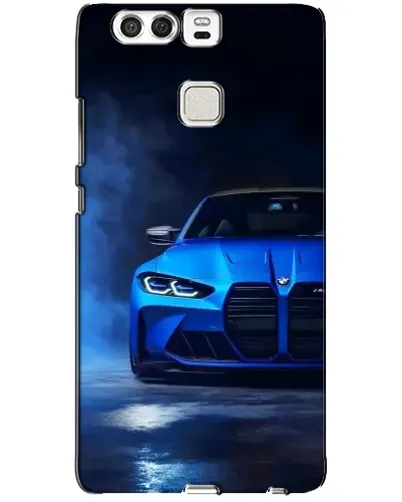 Чехол для Huawei P9 с картинкой «Голубая BMW M4» Чехол для Huawei P9 с картинкой «Голубая BMW M4»