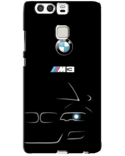 Чехол для Huawei P9 с картинкой «Минималистичный принт BMW M3»
