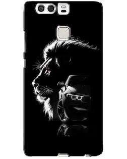 Чехол для Huawei P9 с картинкой «BMW и лев»