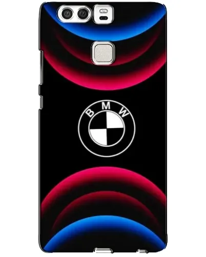 Чехол для Huawei P9 с картинкой «Логотип BMW и неоновые дуги» Чехол для Huawei P9 с картинкой «Логотип BMW и неоновые дуги»