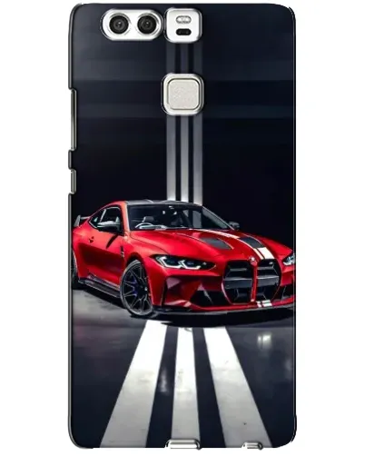 Чехол для Huawei P9 с картинкой «Красная BMW на дороге» Чехол для Huawei P9 с картинкой «Красная BMW на дороге»