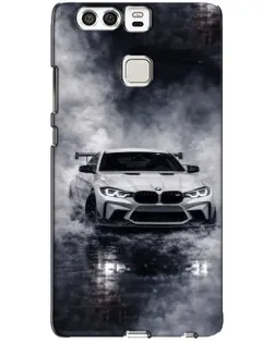 Чехол для Huawei P9 с картинкой «BMW сквозь туман»