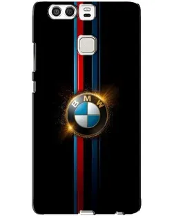 Чехол для Huawei P9 с картинкой «BMW M-Power неон»
