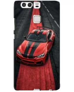 Чехол для Huawei P9 с картинкой «BMW на красной дорожке»