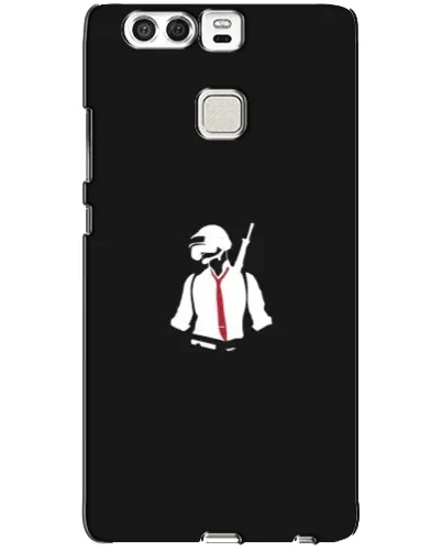 Чохол для Huawei P9 з картинкою «PUBG — силует воїна»