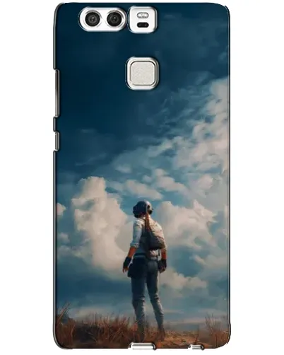 Чохол для Huawei P9 з картинкою «Герой PUBG на скелі»