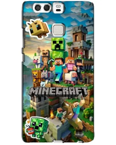 Чохол для Huawei P9 з картинкою «Замок Minecraft»
