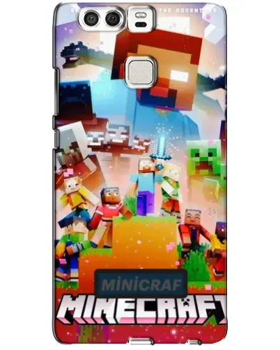 Чохол для Huawei P9 з картинкою «Minecraft герої гри»