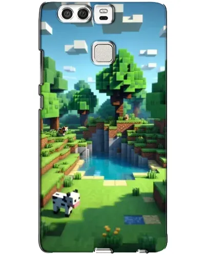Чохол для Huawei P9 з картинкою «Minecraft літній день»