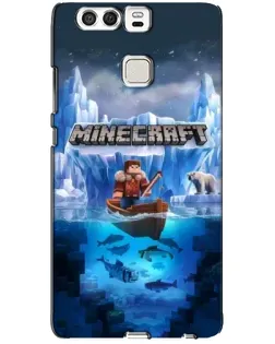Чохол для Huawei P9 з картинкою «Minecraft льодянийсвіт»
