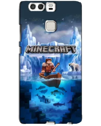 Чохол для Huawei P9 з картинкою «Minecraft льодянийсвіт»