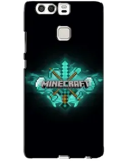 Чохол для Huawei P9 з картинкою «Minecraft Diamond лого»