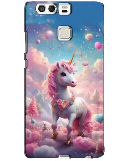 Чехол для Huawei P9 с картинкой «Единорог среди облаков»