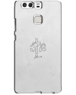 Чехол для Huawei P9 с картинкой «Иоанна 3:16 Крест»