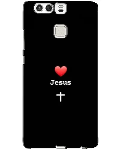Чехол для Huawei P9 с картинкой «Сердце - Jesus»