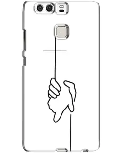 Чехол для Huawei P9 с картинкой «Рука держит»