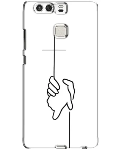 Чехол для Huawei P9 с картинкой «Рука держит»