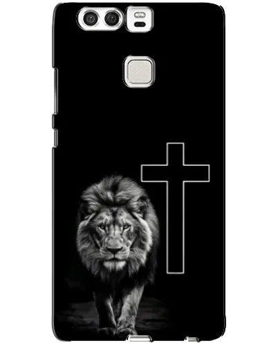Чехол для Huawei P9 с картинкой «Лев и Крест»