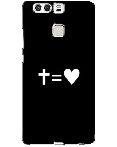 Чехол для Huawei P9 с картинкой «Крест и Сердце»