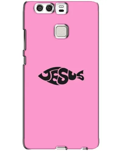 Чехол для Huawei P9 с картинкой «Розовый символ  Jesus»
