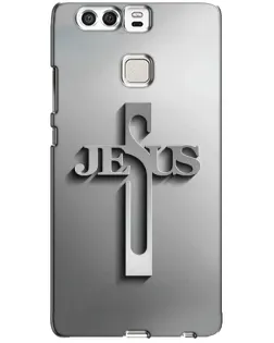 Чехол для Huawei P9 с картинкой «Металлический крест Jesus» Чехол для Huawei P9 с картинкой «Металлический крест Jesus»