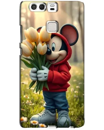 Чехол для Huawei P9 с картинкой «Микки с тюльпанами» Чехол для Huawei P9 с картинкой «Микки с тюльпанами»