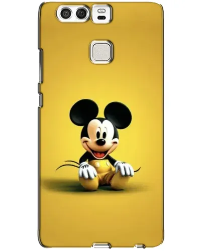 Чехол для Huawei P9 с картинкой «Микки на желтом» Чехол для Huawei P9 с картинкой «Микки на желтом»
