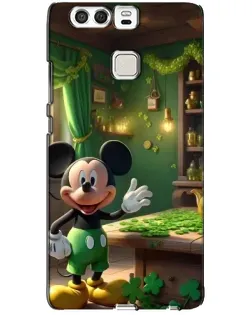 Чехол для Huawei P9 с картинкой «Микки в мастерской»