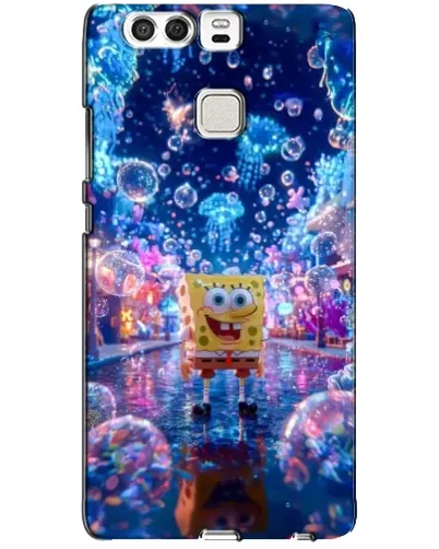 Чехол для Huawei P9 с картинкой «Неоновый океан»