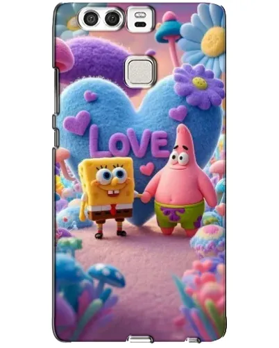 Чехол для Huawei P9 с картинкой «Губка Боб Патрик»