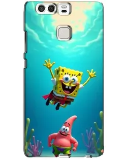 Чехол для Huawei P9 с картинкой «Спанч Боб под водой» Чехол для Huawei P9 с картинкой «Спанч Боб под водой»
