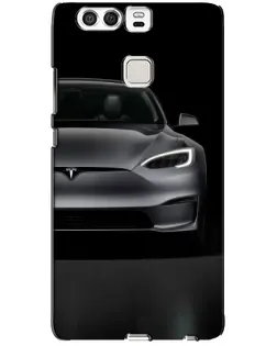 Чехол для Huawei P9 с картинкой «Tesla Model S Look»