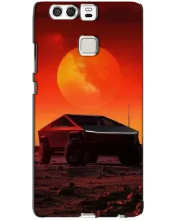 Чехол для Huawei P9 с картинкой «Cybertruck на Марсе»