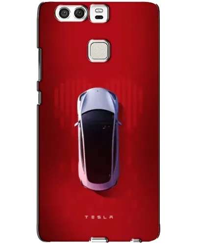 Чехол для Huawei P9 с картинкой «Tesla Top View» Чехол для Huawei P9 с картинкой «Tesla Top View»