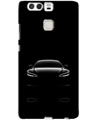Чехол для Huawei P9 с картинкой «Силуэт Tesla Night» Чехол для Huawei P9 с картинкой «Силуэт Tesla Night»