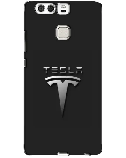 Чехол для Huawei P9 с картинкой «Стальной логотип Tesla» Чехол для Huawei P9 с картинкой «Стальной логотип Tesla»