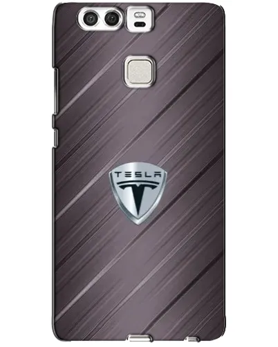 Чехол для Huawei P9 с картинкой «Металлическая текстура Tesla» Чехол для Huawei P9 с картинкой «Металлическая текстура Tesla»
